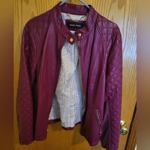 Beautiful purple leather looking jacket